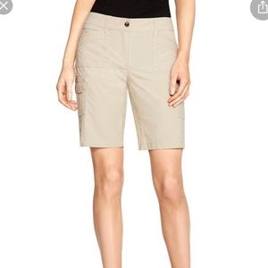 WHBM Tan Cargo Shorts